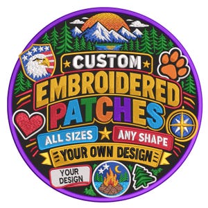 Custom Embroidered Patches Your Own Personalized Logo