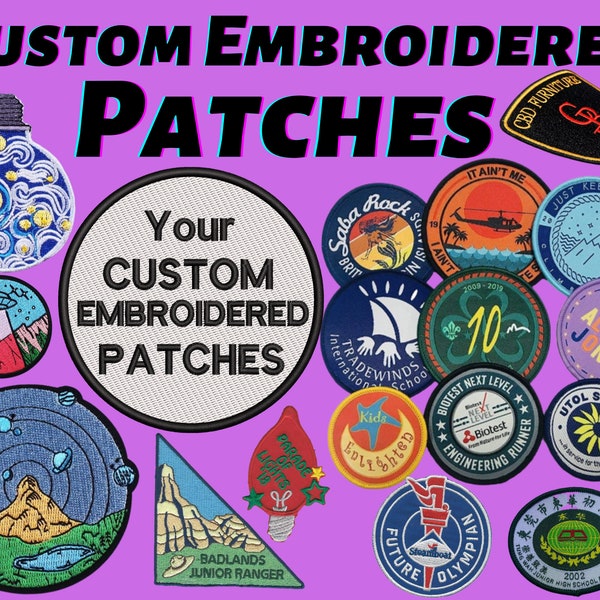 Custom Iron on Logo Etsy