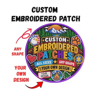 Custom Embroidered Patches Your Own Personalized Logo