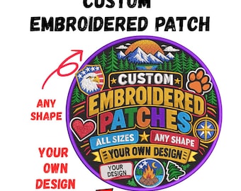 Custom Embroidered Patches Your Own Personalized Logo