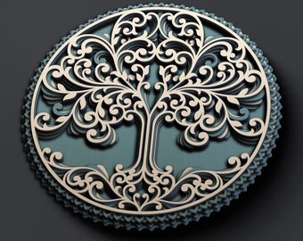 Download Mandala Tree Svg Etsy
