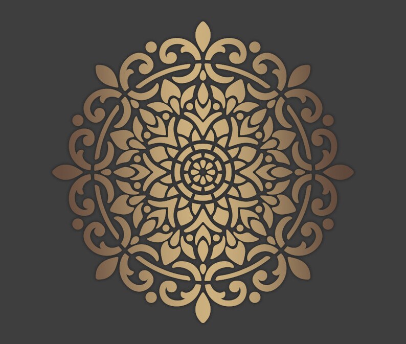 Free Free 223 Cricut Mandala Stencil SVG PNG EPS DXF File