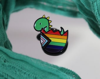 Allysaurus - Ally Pin Badge for LGBTQ+