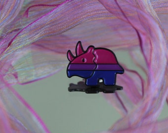 Biceratops - Bisexual Enamel pin LGBTQ