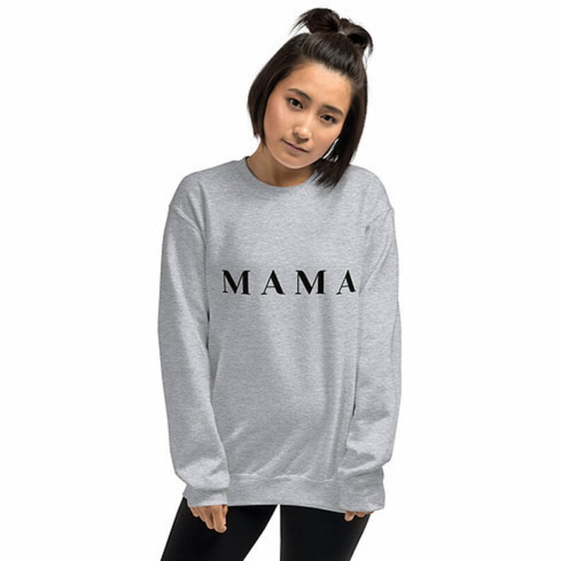 mama crew neck sweater