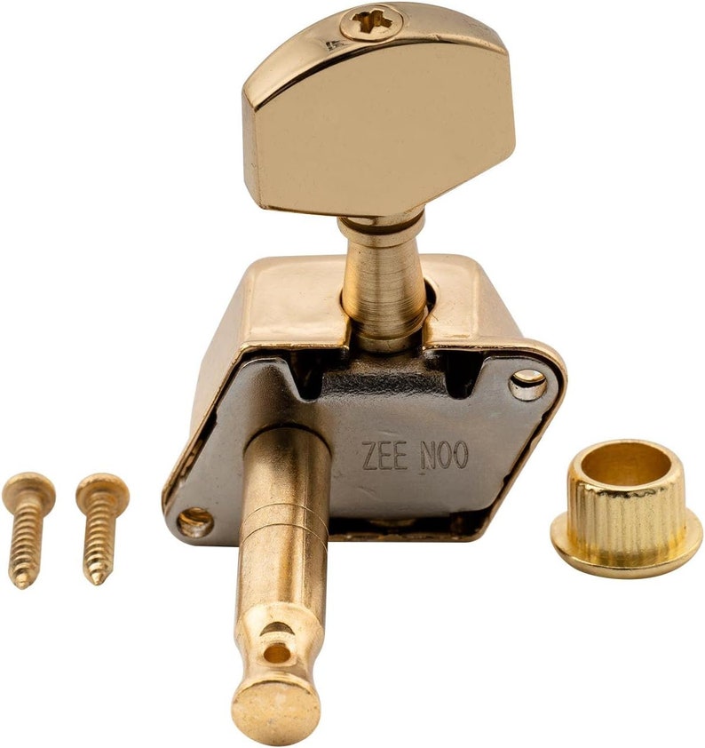 Pro 6 in Line Semi Closed Guitar Tuners Tuning Machines Set for Fender Stratocaster Telecaster