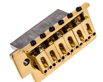 Stratocaster Style Tremolo Bridge System, Gold