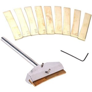 Kit D'outils D'incrustation De Frettes De Guitare - 9 Inserts En Alliage - Pour Luthier, Réparation Guitare