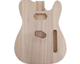 Telecaster Style Electric Guitar Body Lightweight Paulownia Wood
