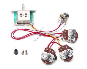 Stratocaster Style Electric Guitar Wiring Harness 5 Way Switch