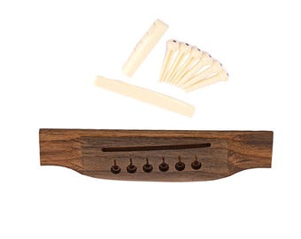 Martin Style Acoustic Guitar Bridge Saddle, Rosewood