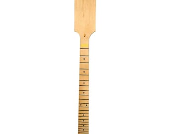 22 Fret Paddle Head Electric Guitar Neck, Maple