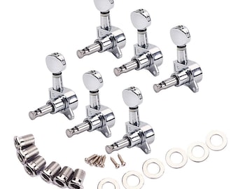 Stratocaster Telecaster Style Machine Head, Chrome