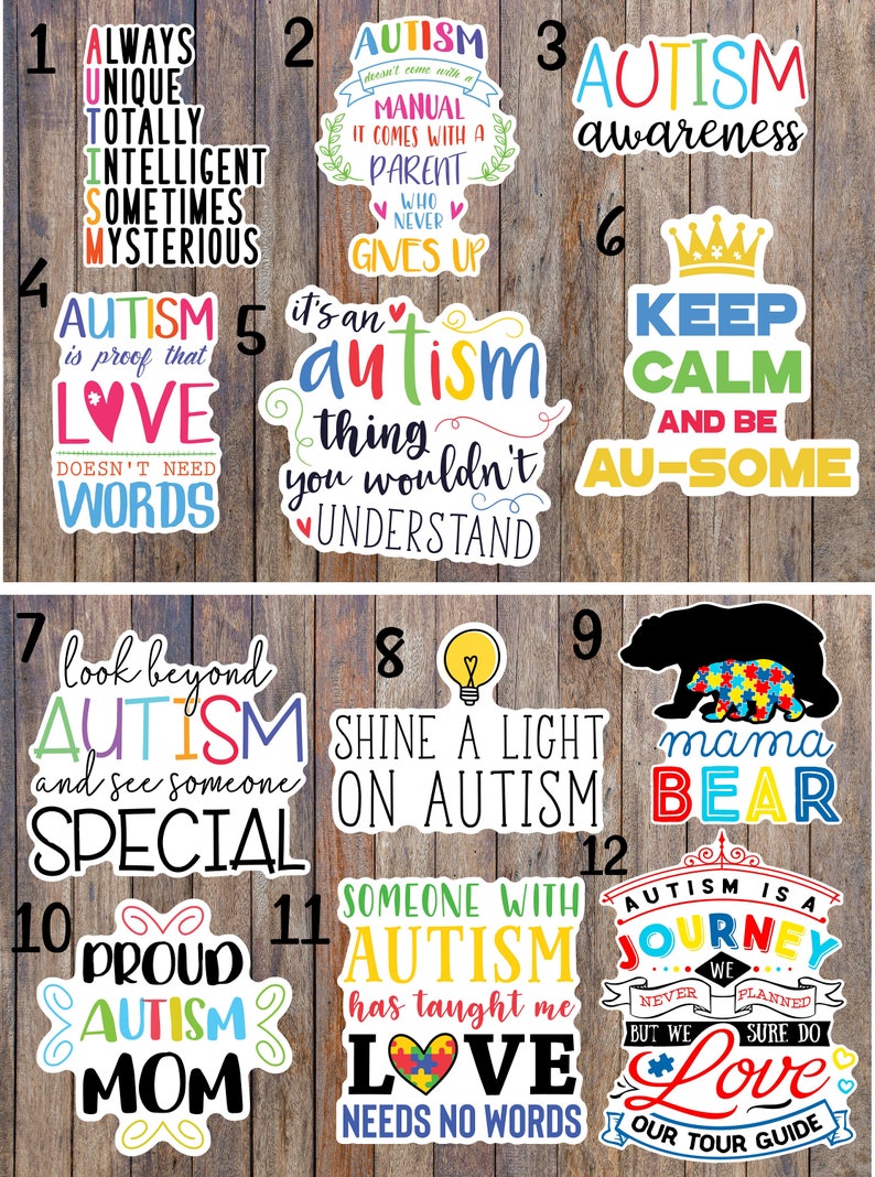Autism awareness sticker autism mom gift autism car decal Etsy