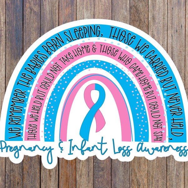 Pregnancy and infant loss awareness sticker, I am one in four, angel baby sticker, water bottle sticker, bereaved mother gift, miscarriage