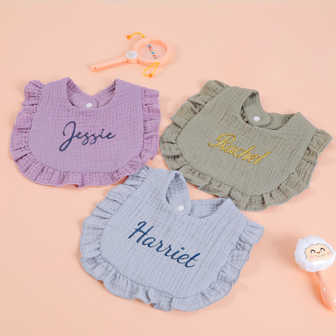 Personalized Baby Bibs/ Custom Name Baby Bibs/ Custom Baby Gift/ Custom ...
