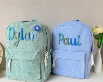 Personalized Toddler Backpack/ School Bag For Kids/ Daycare Bag With Baby Name/ Custom Preschool Book Bag/ Boys & Girls Birthday Gift
