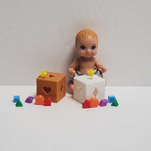 Rainbow Shape Block for 3 Inch Doll (3D Printed)