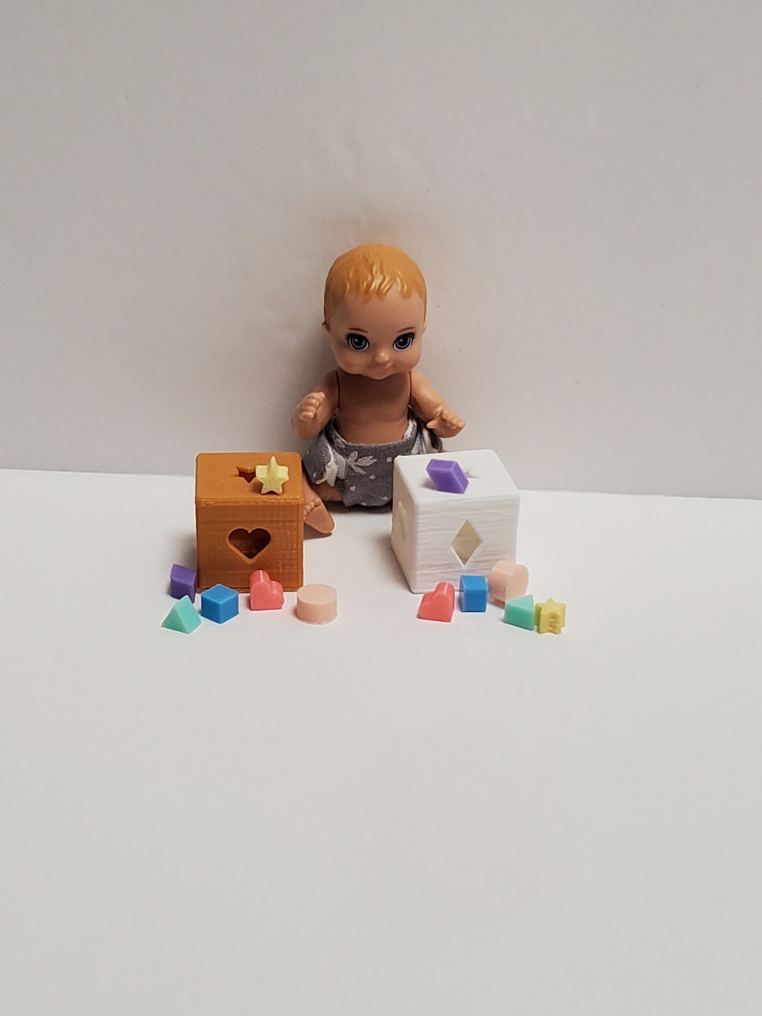 Pastel Shape Block for 3 Inch Doll (3D Printed) - Etsy Canada