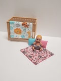 Blanket and Pillow Set for 3 Inch Doll product logo