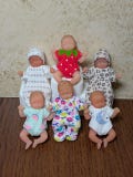 Outfits for the 2.5 inch Silicone doll product logo