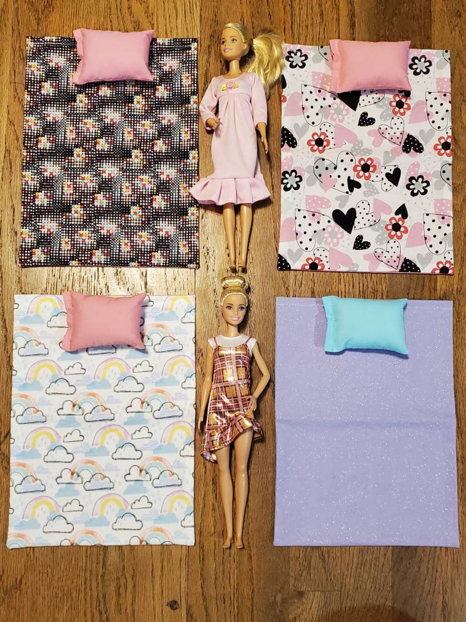 Barbie Blanket Cozy 2 piece Set Etsy