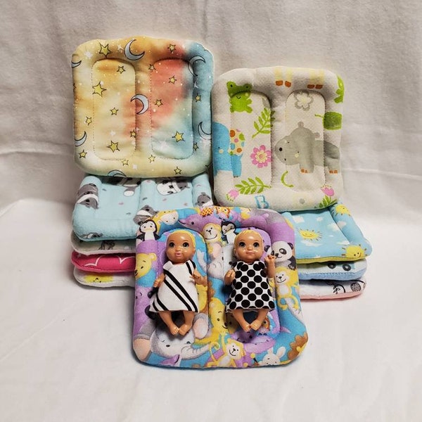 Double Baby Nest Bed for 3 Inch Dolls
