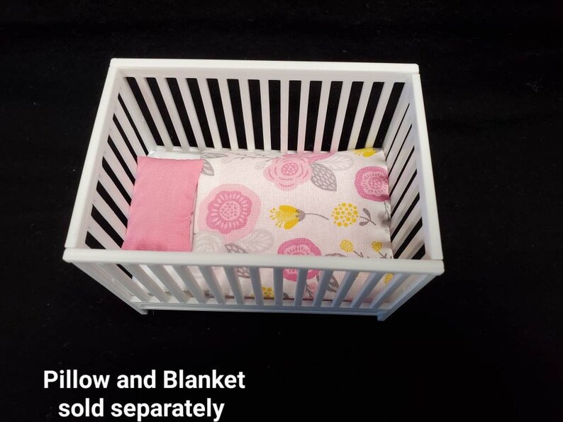 White Doll Crib for 3 Inch Dolls 3D Printed Etsy