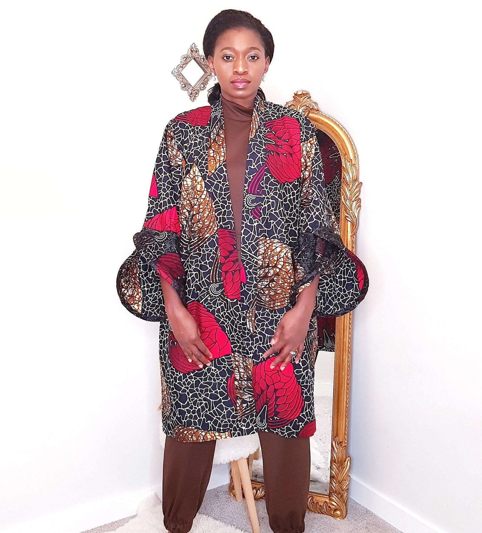 African Print kimono African Print Jacket Ankara Coat Etsy