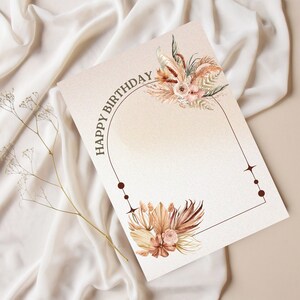 Autumn birthday card Stylish fall birthday card Autumn birthday card Autumn 30th birthday card birthday card for sister and mom
