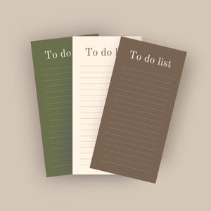 To-do list pages Printable Daily To-Do List Instant Download Pastel Colors Daily To-Do Planner Printable PDF To-Do List Notepad
