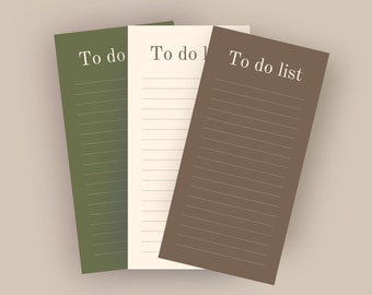 To-Do-Listenseiten Druckbare Tägliche To-Do-Liste Sofortiger Download Pastellfarben Täglicher To-Do-Planer Druckbare PDF-To-Do-Liste Notizblock