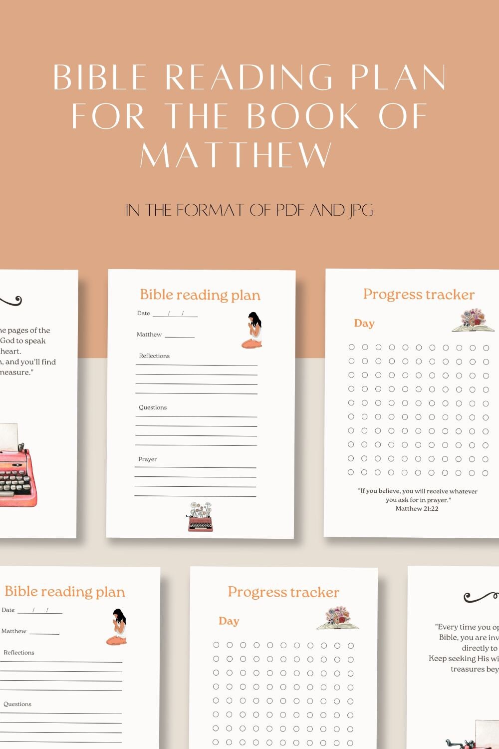 Bible Study Plan PDF Daily Bible Study PDF Daily Bible Study - Etsy
