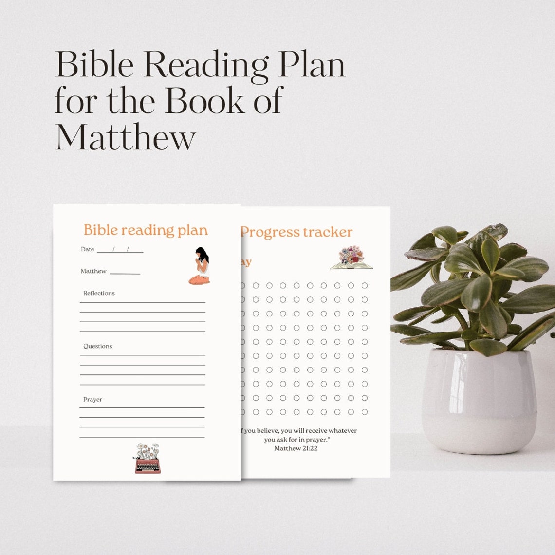 Bible Study Plan PDF Daily Bible Study PDF Daily Bible Study - Etsy