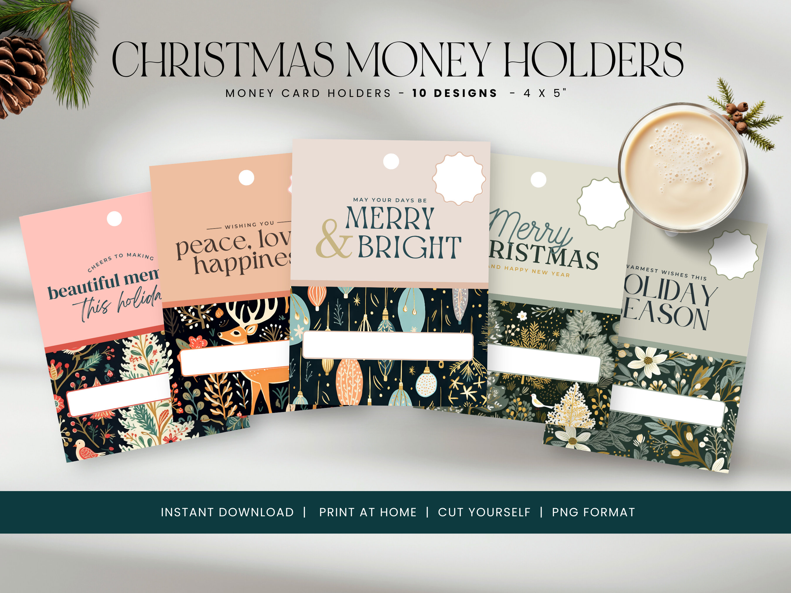 Christmas Money Card Holders, Money Card Bundle, Gift Card Holder