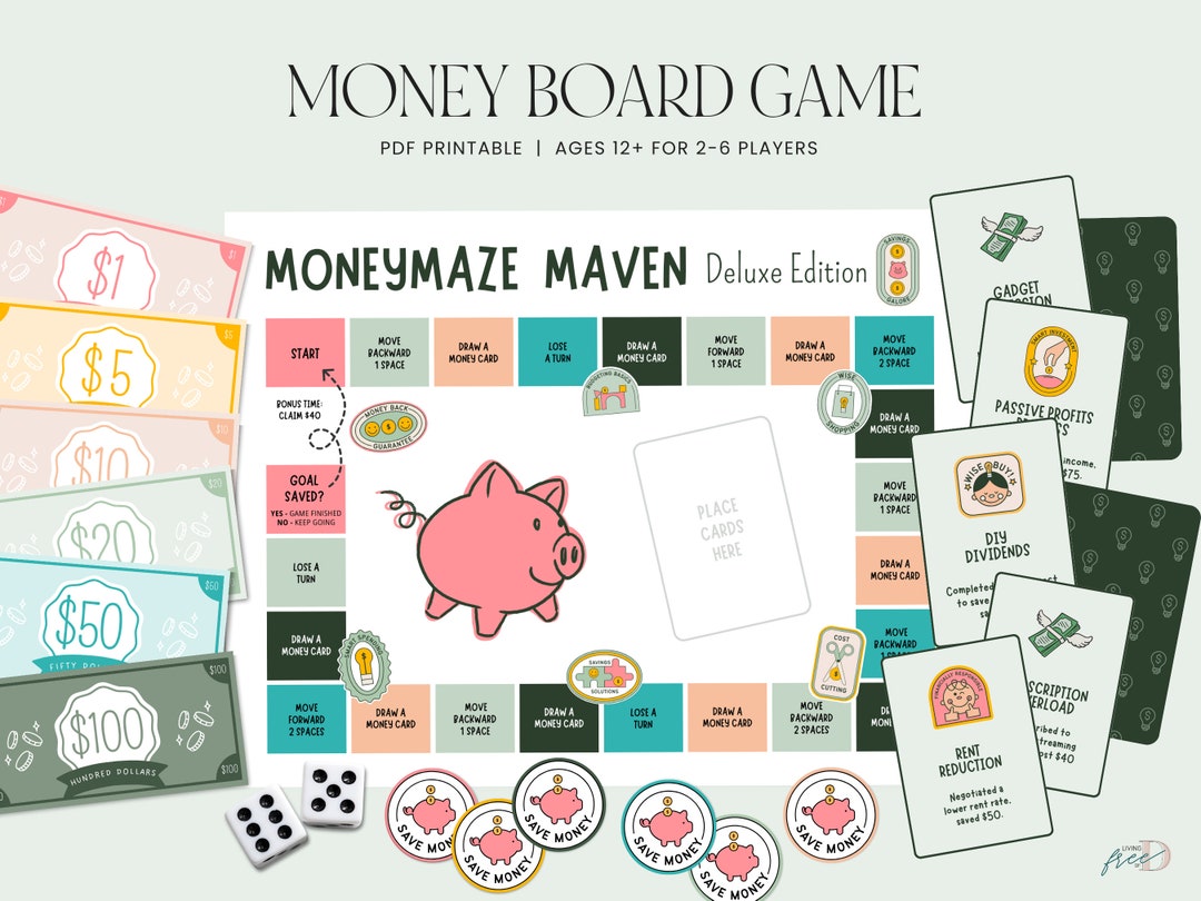 Game of Life Money, Money Games for Kids & Teens, Budgeting Game