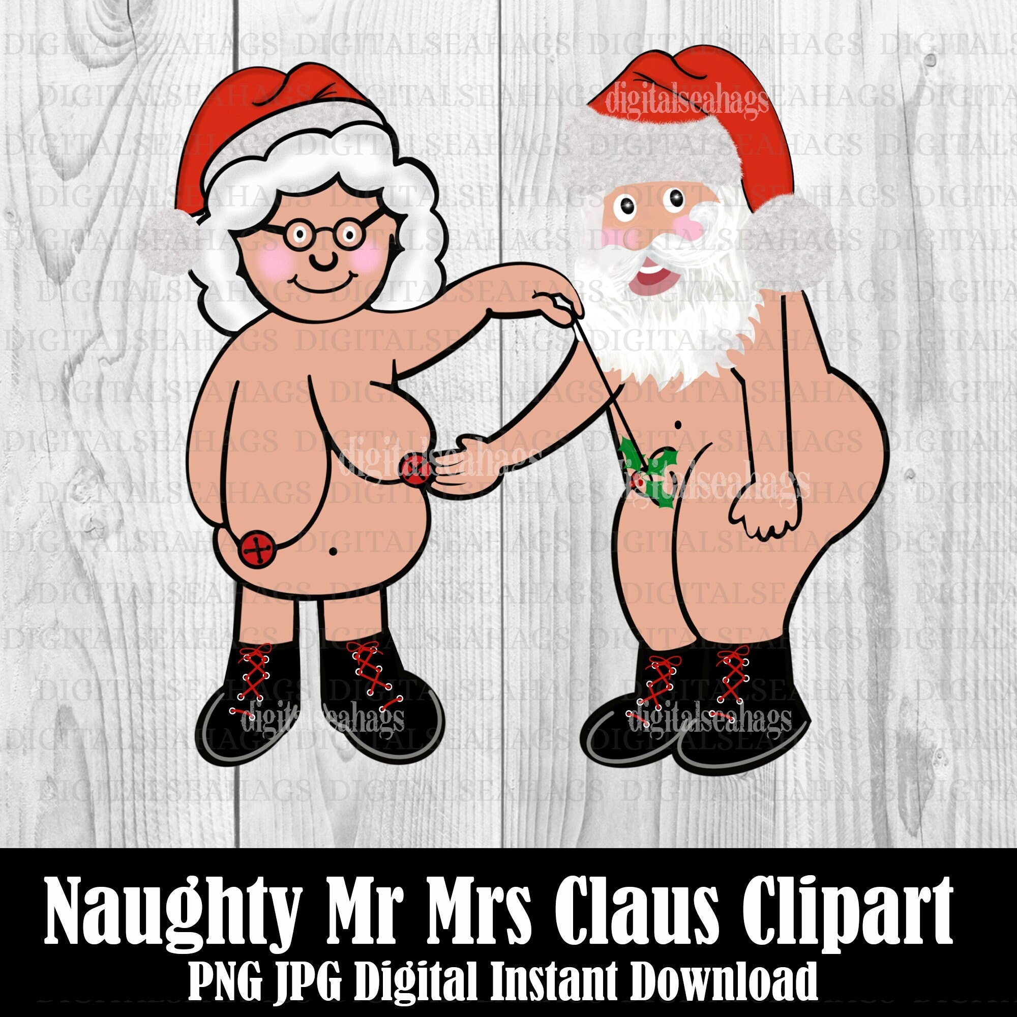 Mrs santa claus naked