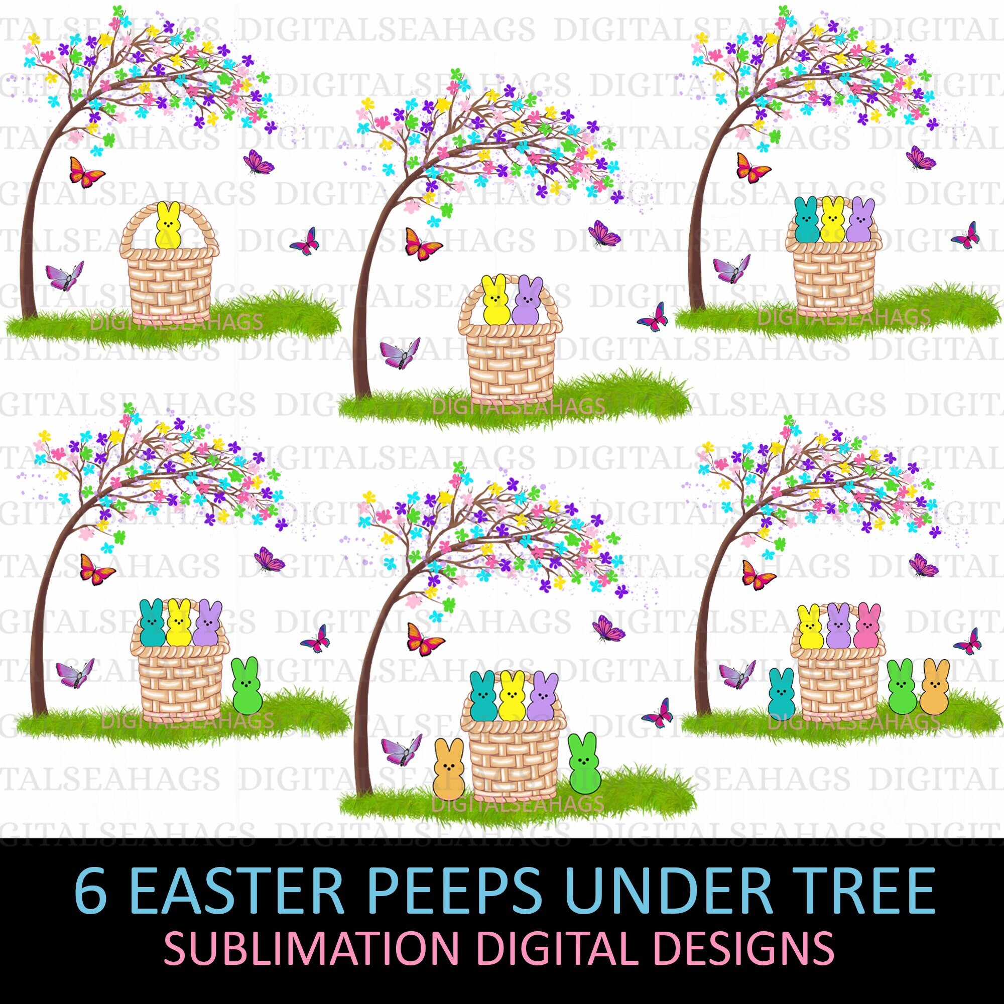 Peeps Clipart - Etsy