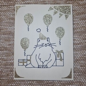 Cat Birthday Card