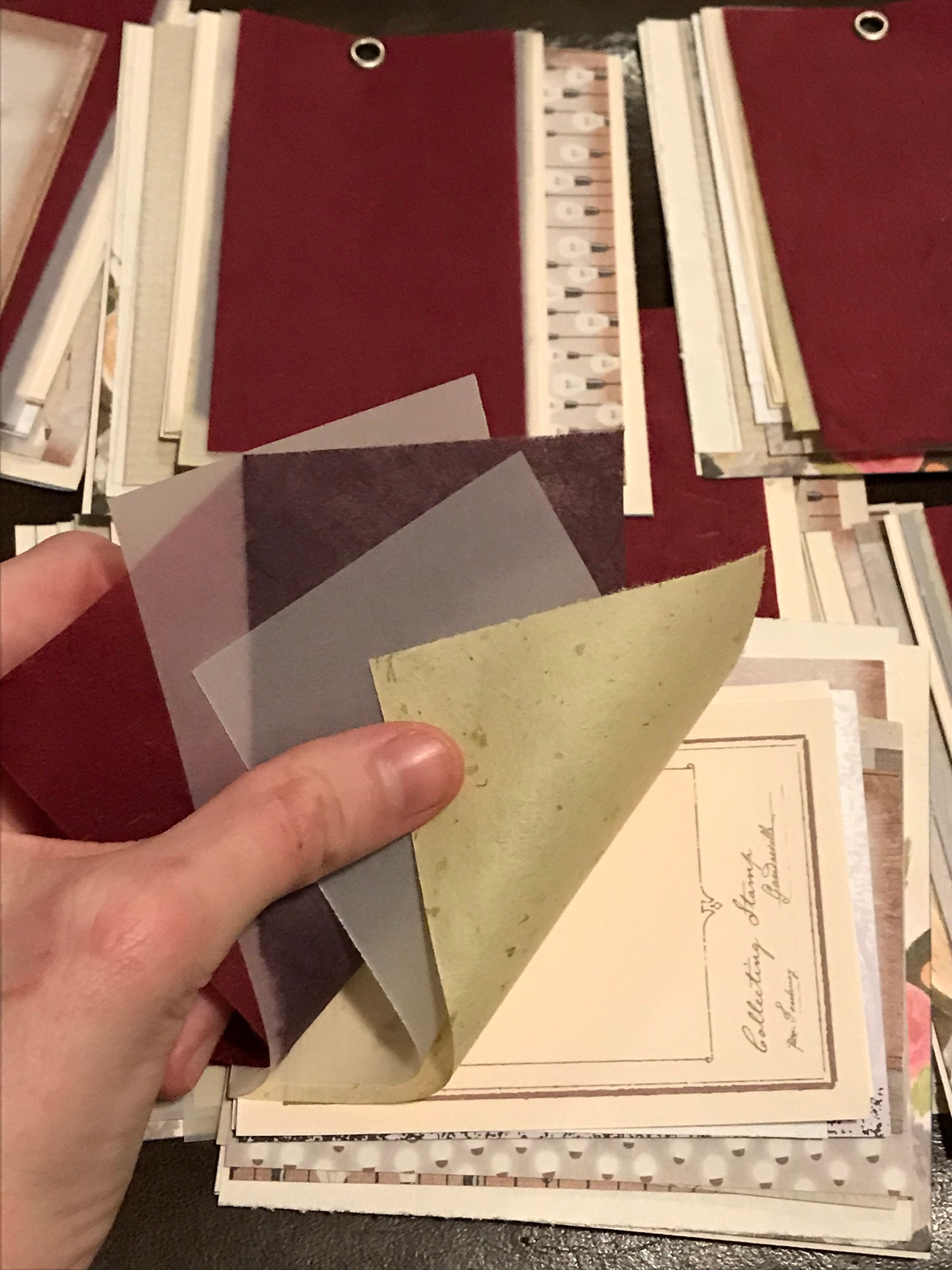 Paper Pack 25 Sheets Metal Eyelet Booklet of Paper Pieces Etsy