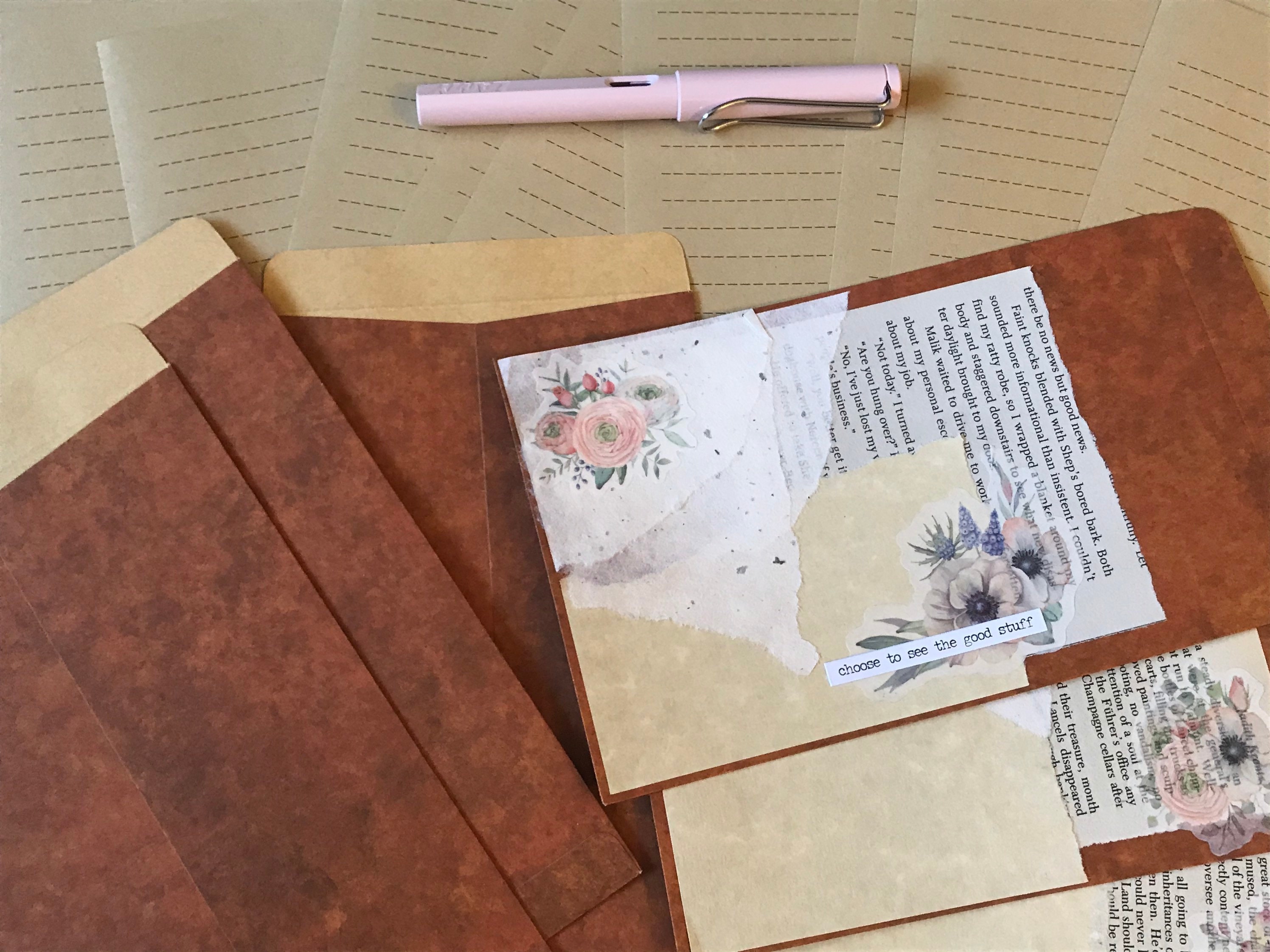 Cottagecore Soft Aesthetic Stationery Set Unique Kit with Etsy