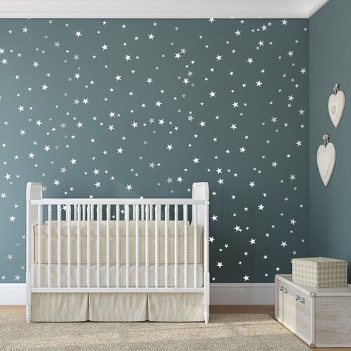 White Stars Vinyl Wall Decal Stickers Removable Adhesive Etsy