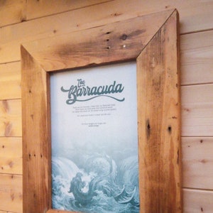 The Barracuda - Reclaimed Wood A4 Picture Frame