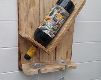 Rustic Wine Rack