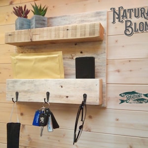 Letter Rack - Reclaimed Wood