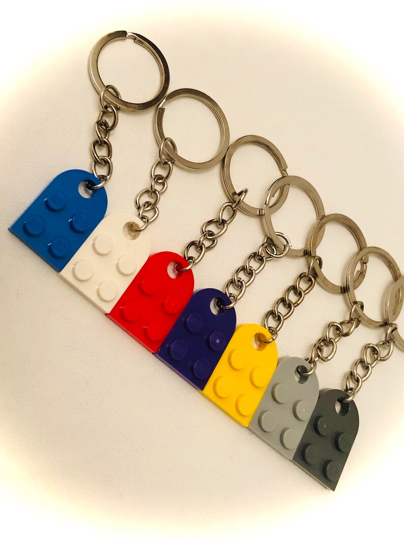 Lego heart Lego Love Lego keychain Lego bracelet gift for