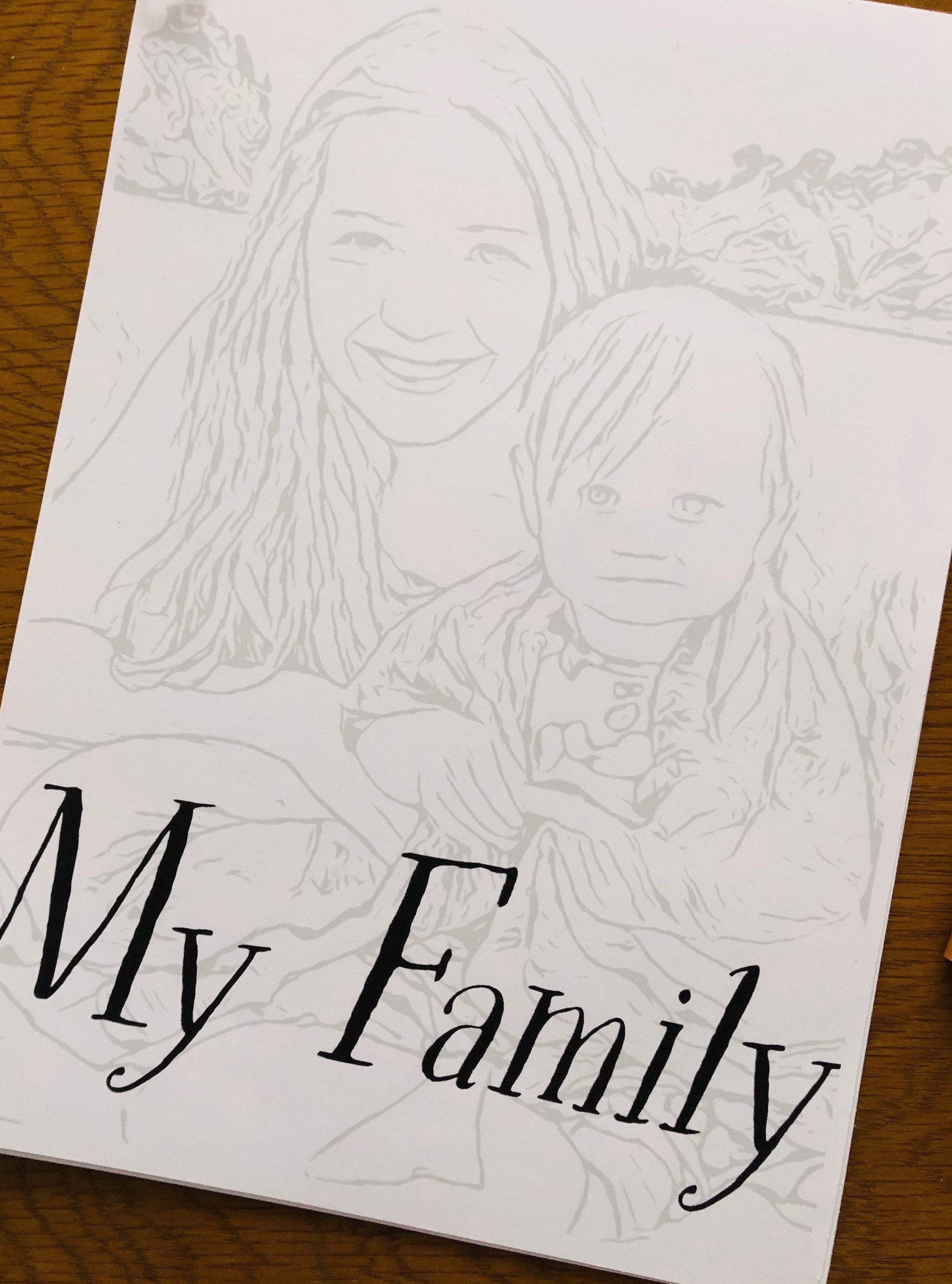 Personalised colouring book custom colouring pagescolouring Etsy