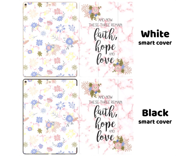 Pink Marble iPad 9.7 Stand Painted Flowers Apple iPad 10.2 Cover iPad Pro 11 2020 iPad 5 Mini Bible Quotes 12.9 2018 Cover iPad 2 10.5 Pro