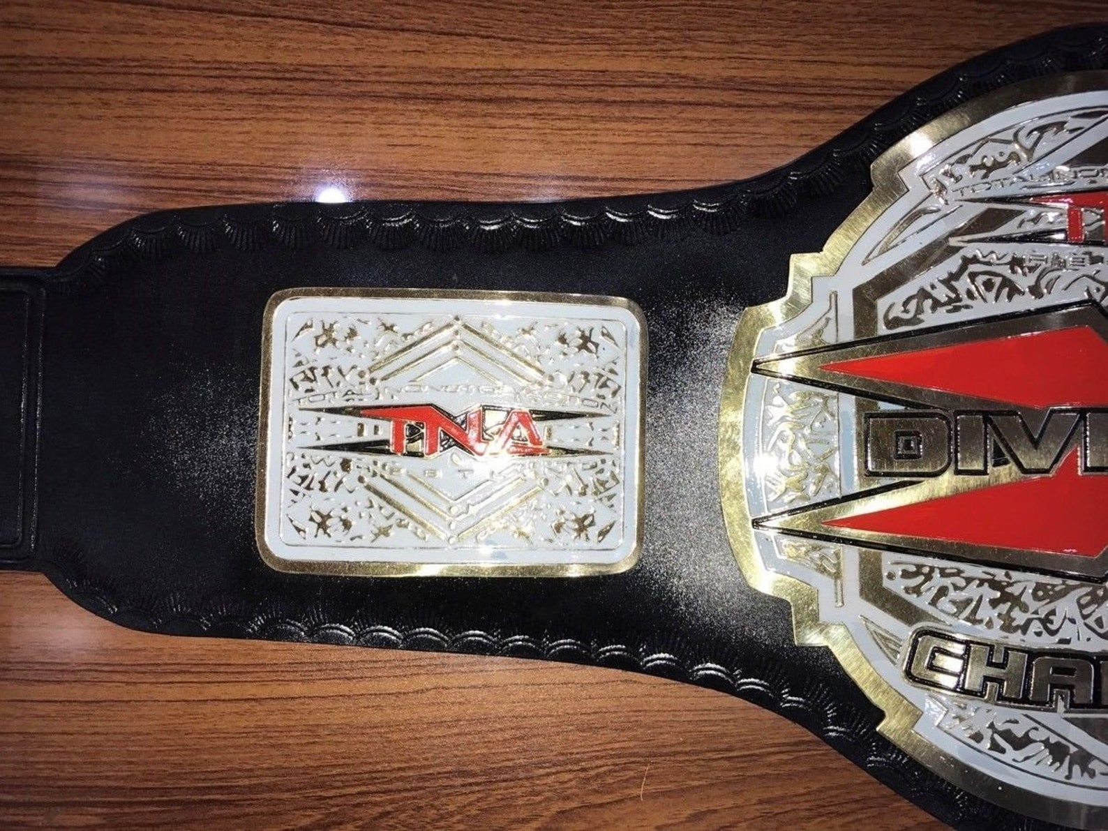 TNA X Division Championship Belt Leather Thick Plated Replica Etsy