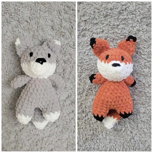 Crochet fox pattern, crochet fox, mini fox plush, plush fox pattern, crochet fox plush, stuffed fox, crochet wolf pattern, wolf plushie
